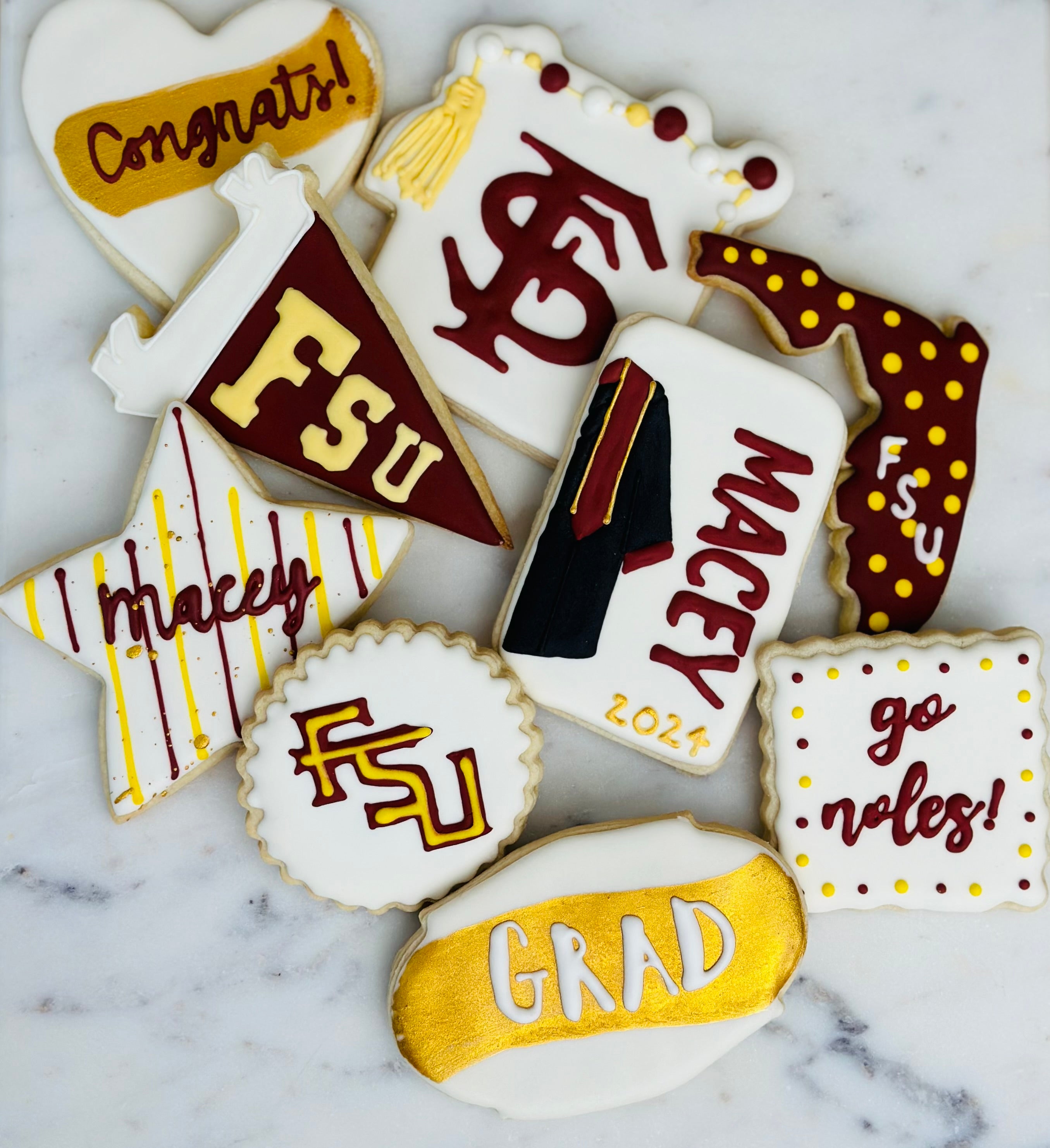 Custom Grad Cookies Custom Graduation Cookie Box – Kelly’s Cookie Boxes